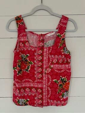 Lauren Conrad Salmon Colored Airy Tank Top Size Small